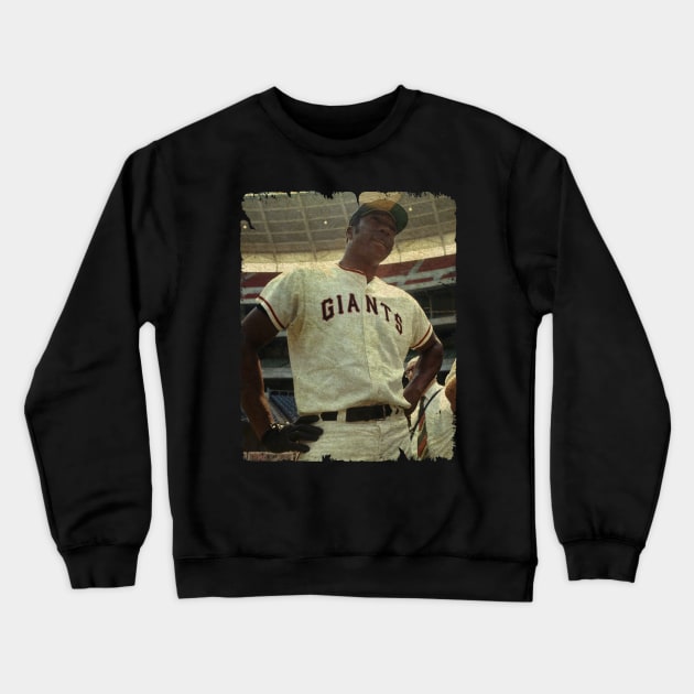 Willie McCovey in San Francisco Giants Crewneck Sweatshirt by PESTA PORA